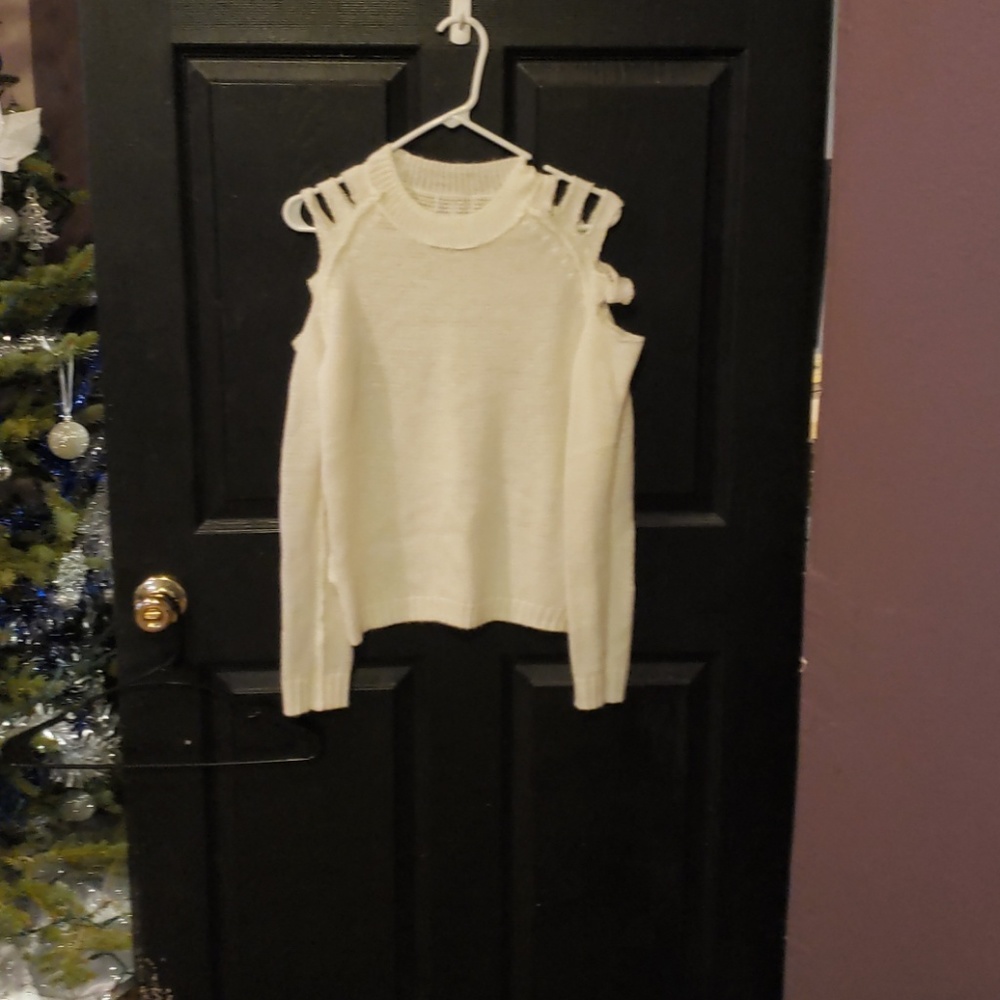 Open Shoulder Sweater